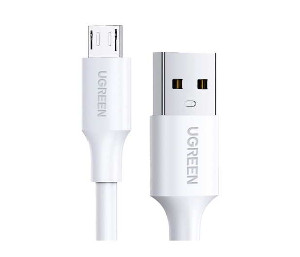 UGREEN Kabel USB do Micro USB UGREEN US289 QC 3.0 2.4A 1.5m biały - 1489121 - zdjęcie